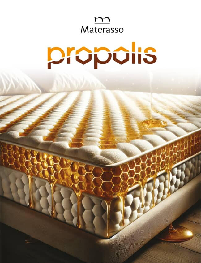 Matrac Honey Luxury s penou Propolis od Materasso – luxus pre zdravý spánok Luxusný matrac Honey Luxury s propolisovou penou a štruktúrou včelieho plástu od značky Materasso.